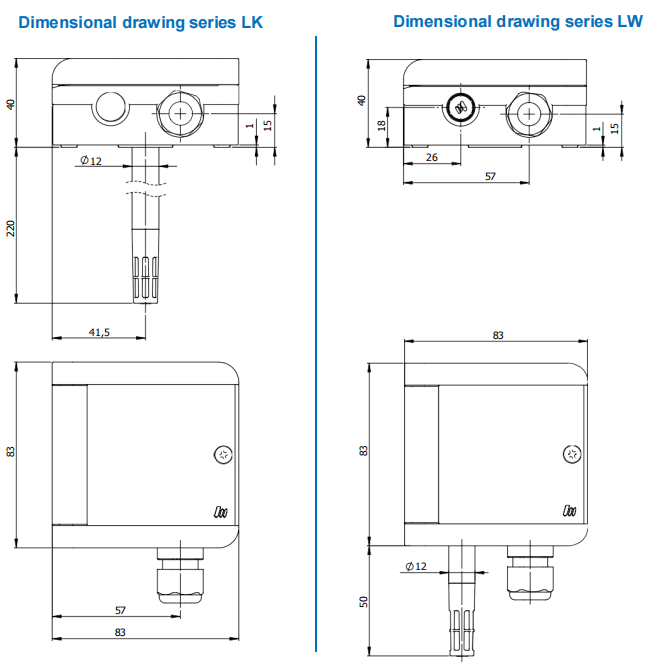 盖加美Galltec+mela L系列 数字型 温湿度变送器批发