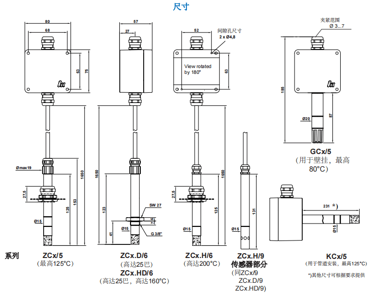 盖加美Galltec+mela C47 温湿度变送器