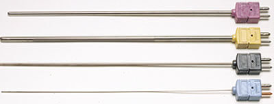 OMEGA奥米佳 HJQIN带有快速断开型连接器的热电偶 带模塑到探头金属护套的耐高温标准型连接器：标准尺寸