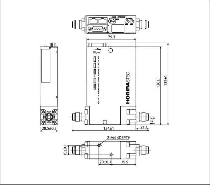 HORIBAGR-300系列晶圆背面冷却系统压力控制器GR-312参数